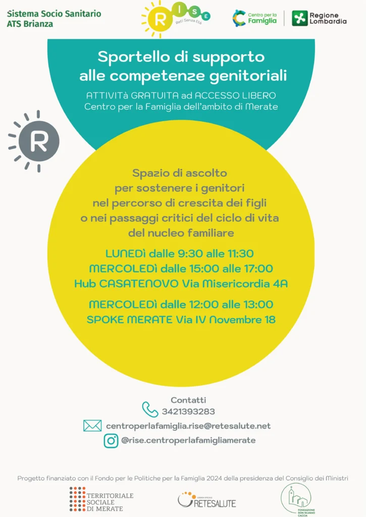 Sportello di supporto alle competenze genitoriali